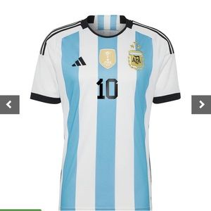 Messi 2022 World Cup Jersey - Official Adidas